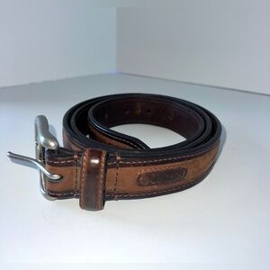Columbia Brown Leather Men's Belt, size 40